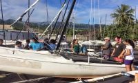 Sortie voile à Arue avec la classe de 5ème A